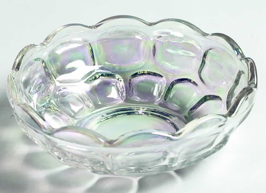 Colonial (Iridescent) Nappy by Federal Glass -1