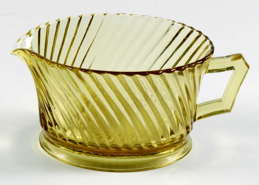 Diana Amber Creamer by Federal Glass -1