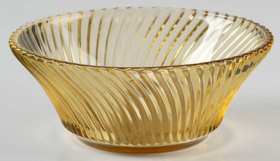 Diana Amber Cereal Bowl by Federal Glass -1