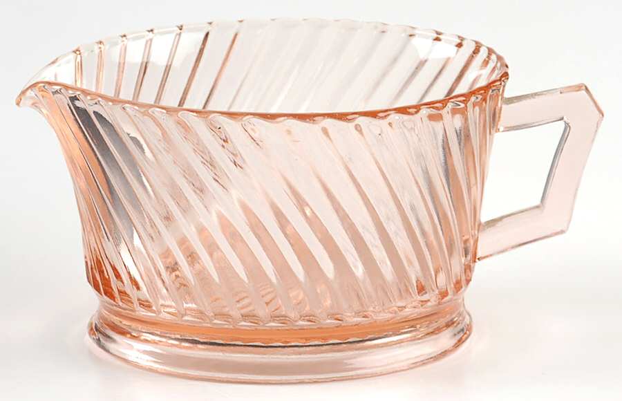Diana Pink Creamer by Federal Glass -1