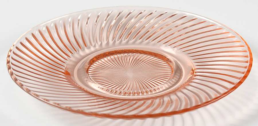 Diana Pink Saucer Only by Federal Glass -1