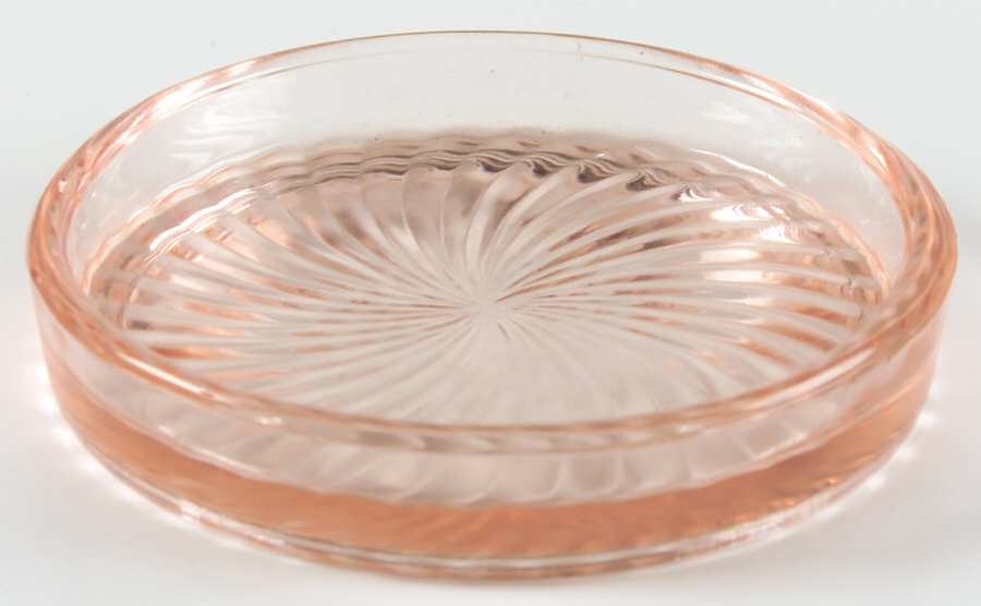 Diana Pink Coaster by Federal Glass -1