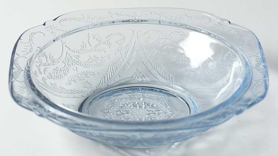 Madrid Blue 5" Small Fruit/Dessert Bowl by Federal Glass -1