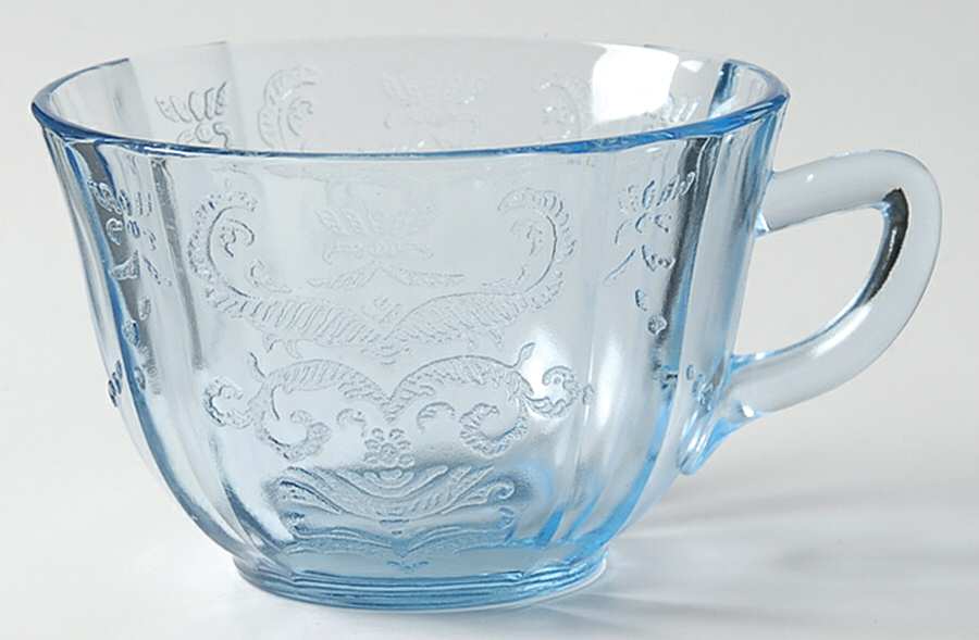 Madrid Blue Cup Only by Federal Glass -1