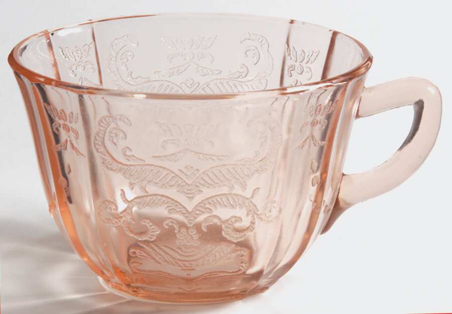 Madrid Pink Cup Only by Federal Glass -1
