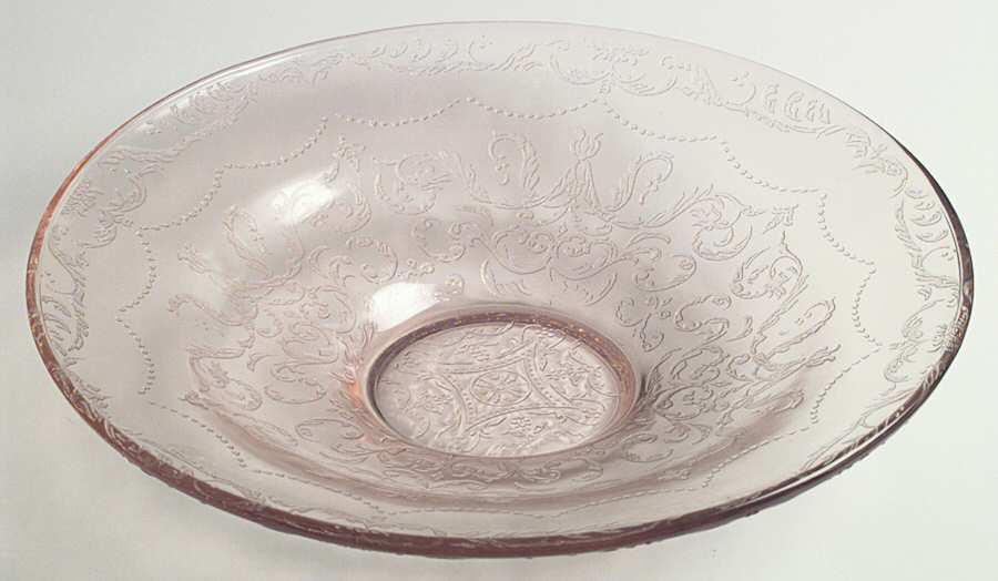 Madrid Pink 11" Console Bowl by Federal Glass -1