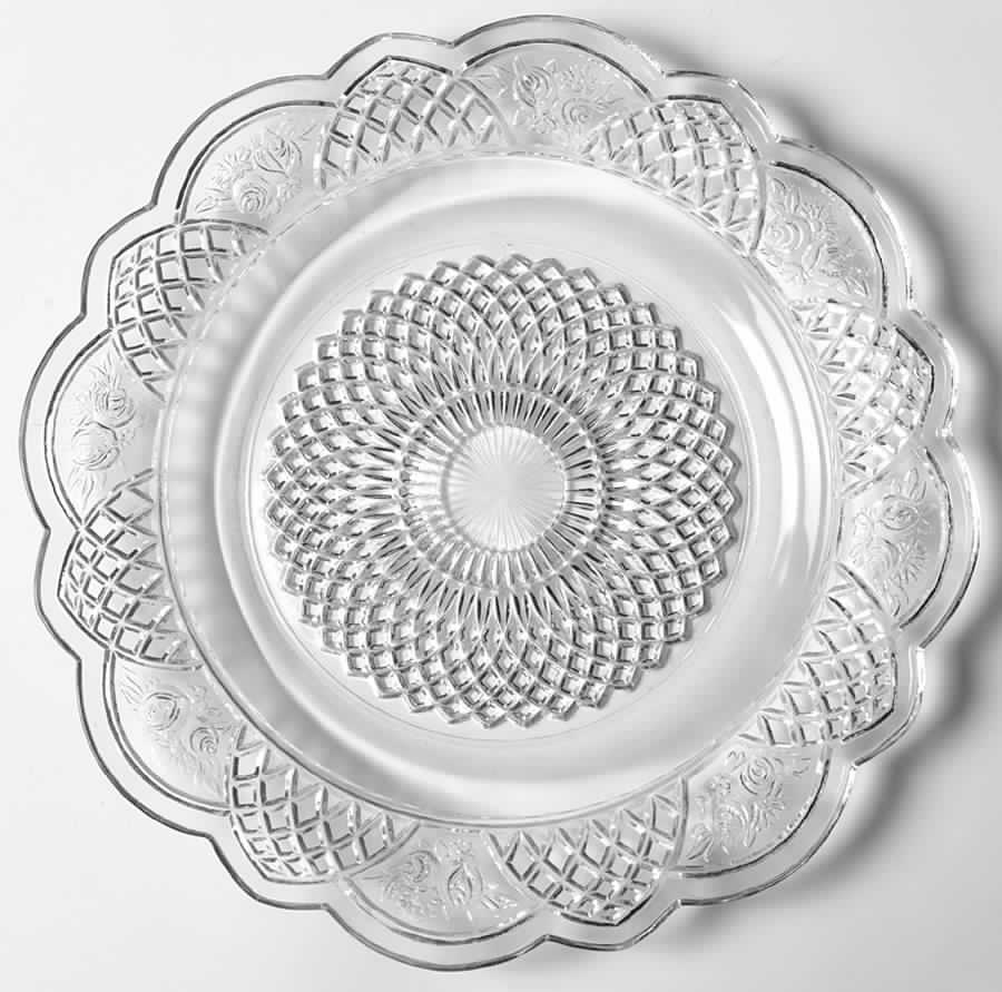 Mayfair Clear Dinner Plate by Federal Glass -1