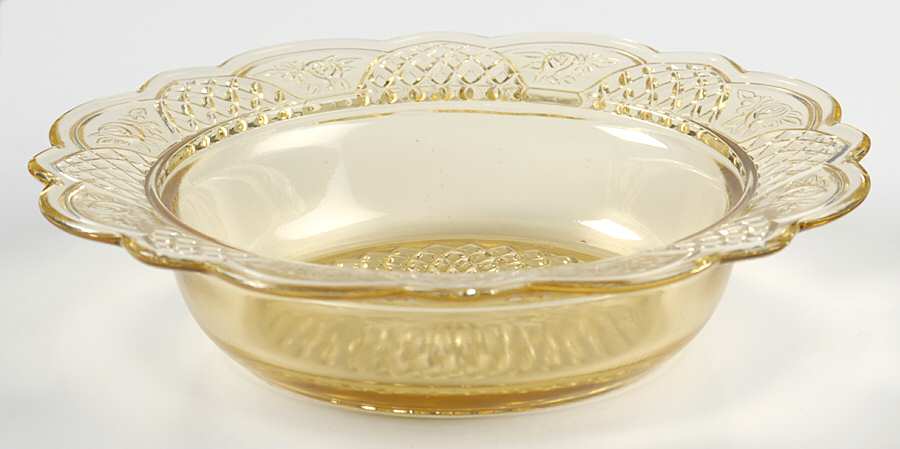 Mayfair Amber Cereal Bowl by Federal Glass -1