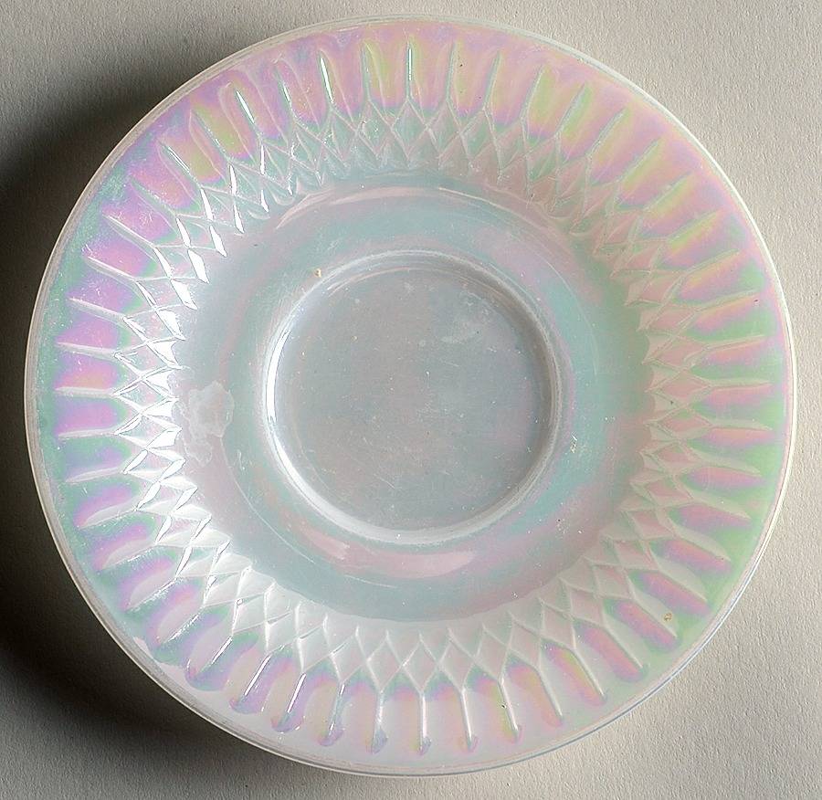 Moonglow (Iridescent) Saucer Only by Federal Glass -1