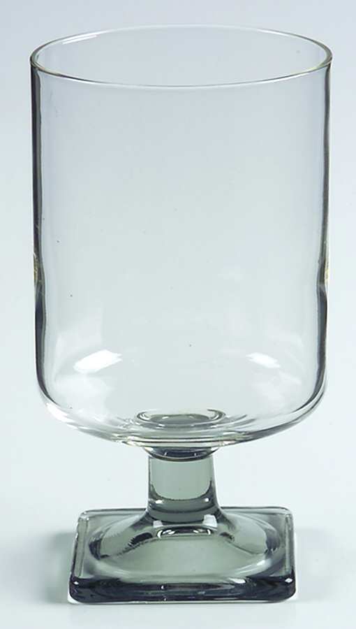 Nordic Midnight (Smoke) Water Goblet by Federal Glass -1