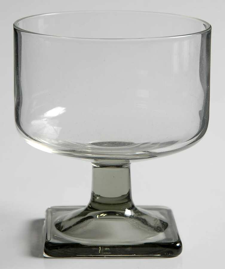 Nordic Midnight (Smoke) Champagne/Tall Sherbet by Federal Glass -1