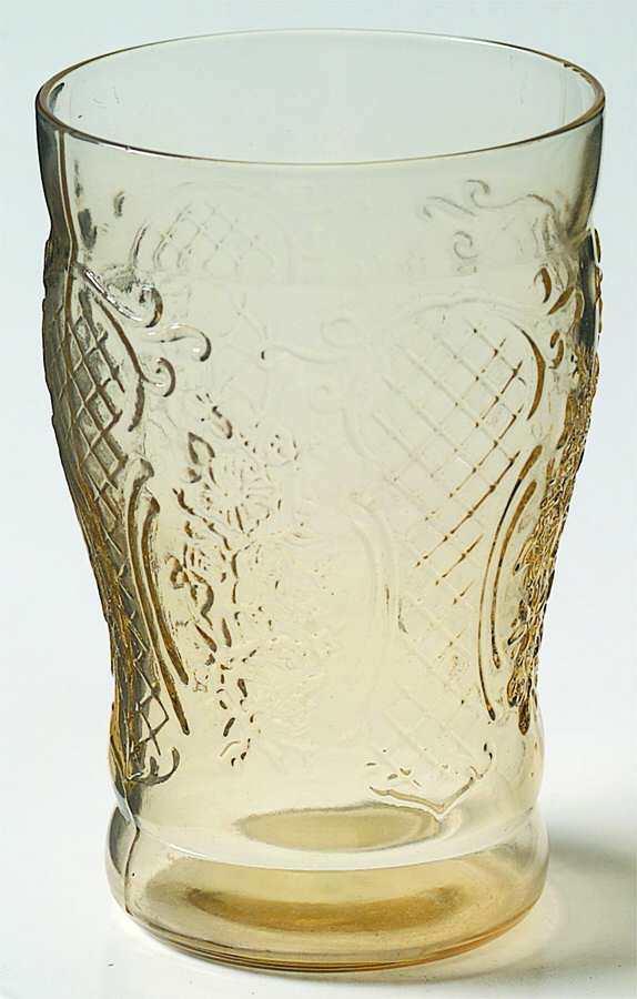 Normandie Amber 9 Oz Flat Tumbler by Federal Glass -1