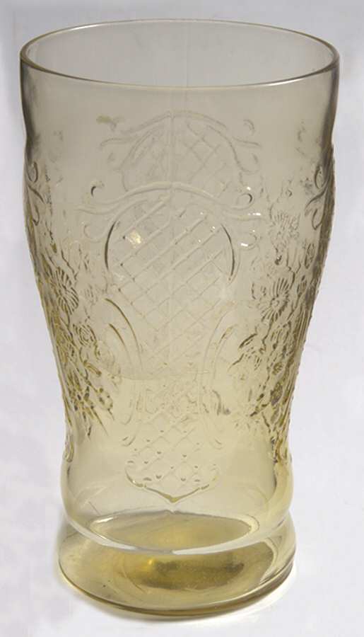 Normandie Amber Flat Iced Tea by Federal Glass -1
