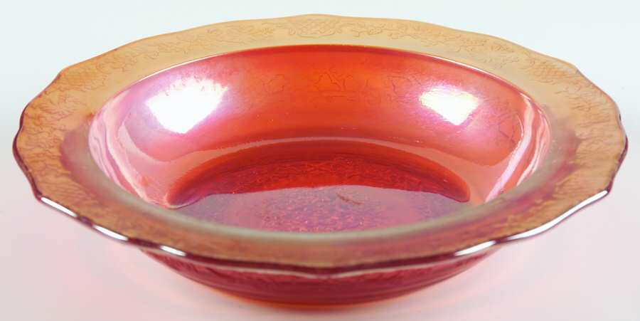 Normandie (Iridescent) 6" Cereal Bowl by Federal Glass -1
