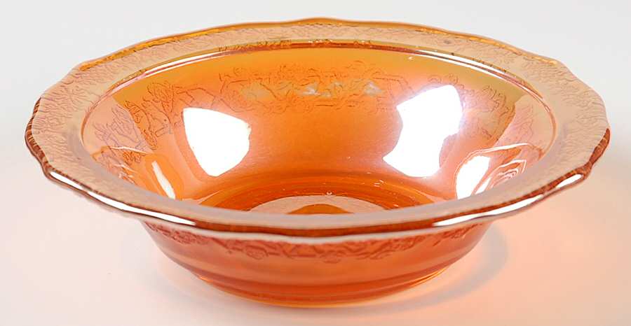 Normandie (Iridescent) 5" Small Fruit/Dessert Bowl by Federal Glass -1
