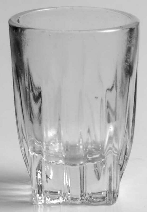 Park Avenue Clear Whiskey Glass by Federal Glass -1