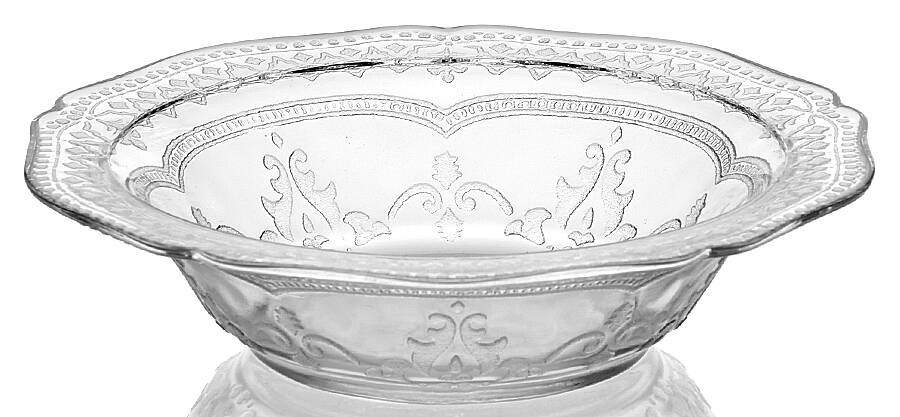 Patrician Clear 5" Small Fruit/Dessert Bowl by Federal Glass -1