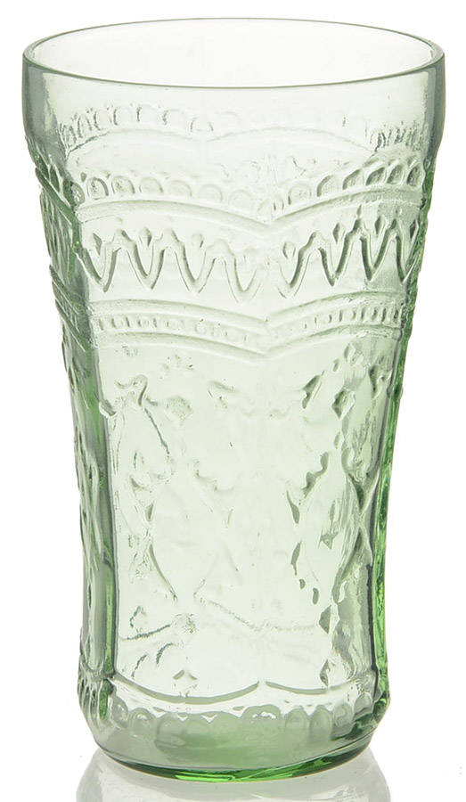 Patrician Green 5 Oz Flat Tumbler by Federal Glass -1