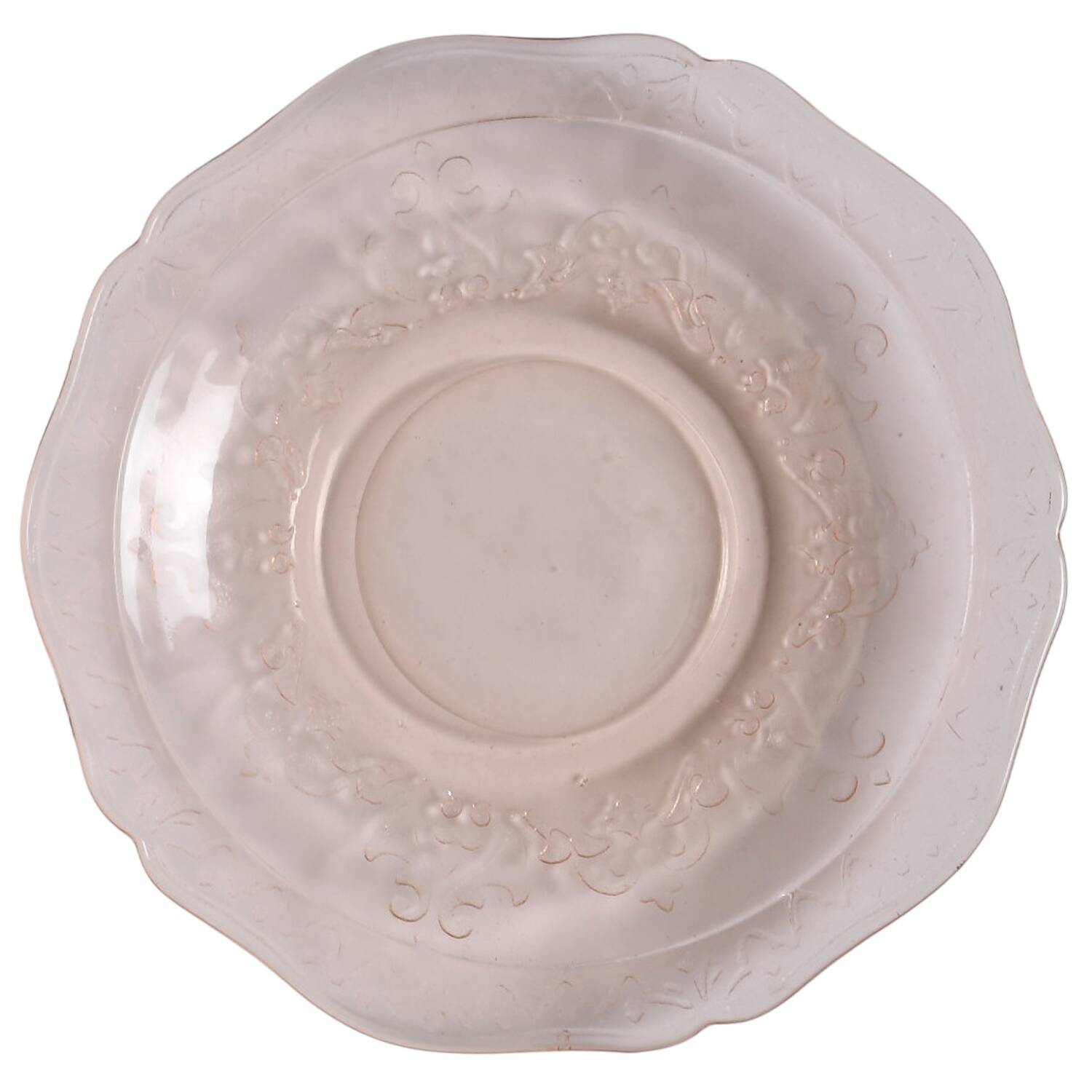 Patrician Pink Saucer Only by Federal Glass -1