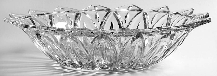 Petal Clear 10" Round Bowl by Federal Glass -1