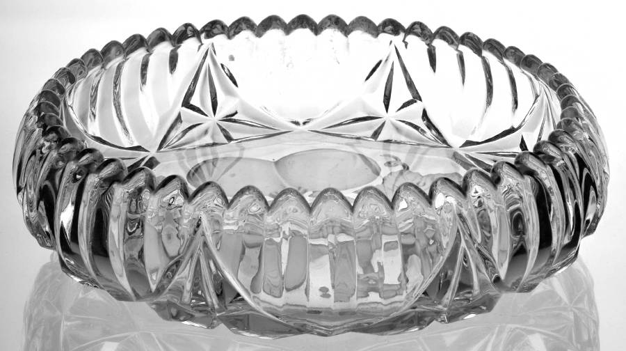 Pioneer Clear 8" Cupped Bowl by Federal Glass -1