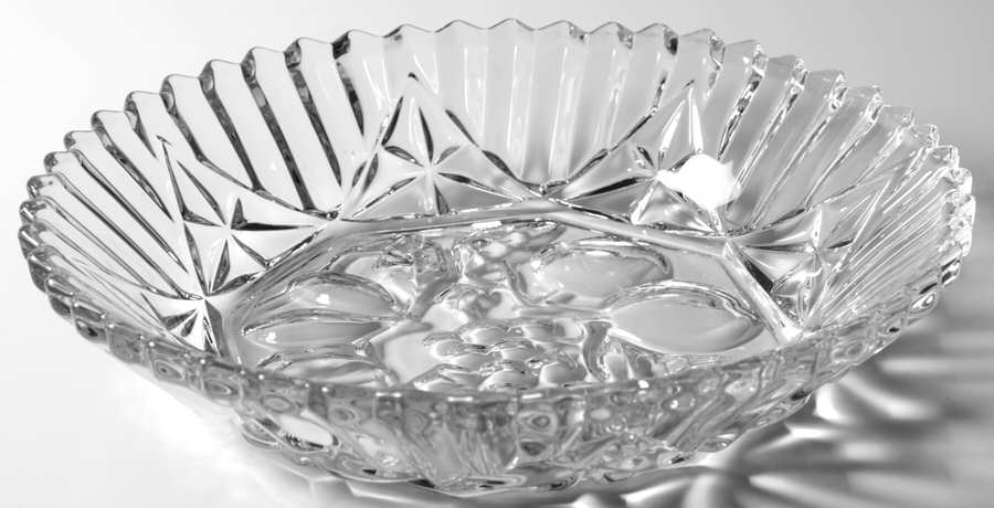 Pioneer Clear 10" Round Bowl by Federal Glass -1