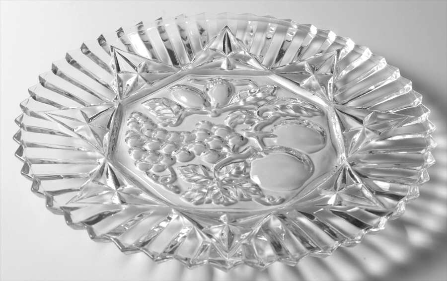 Pioneer Clear 11" Sandwich Plate by Federal Glass -1