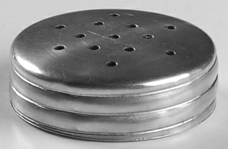 Sharon Amber Metal Lid for Shaker by Federal Glass -1