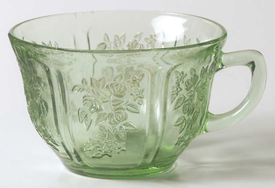 Sharon Green Cup Only by Federal Glass -1