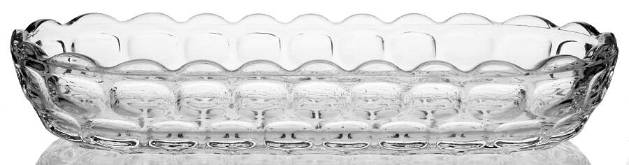 Yorktown (Colonial) 10" Oval Celery by Federal Glass -1