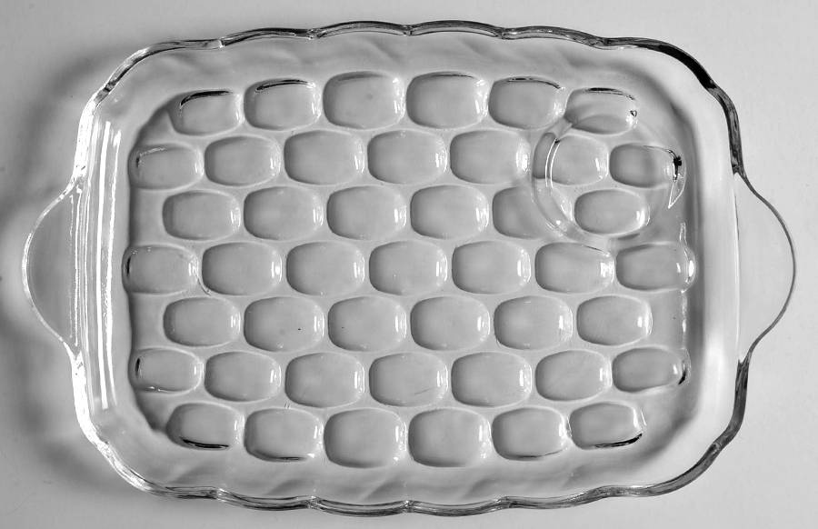 Yorktown (Colonial) Snack Plate No Cup by Federal Glass -1