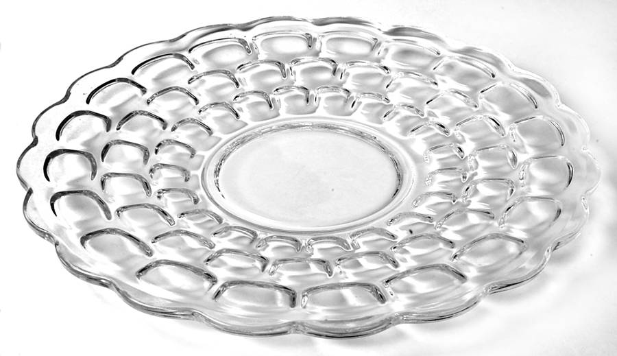 Yorktown (Colonial) 11" Sandwich Plate by Federal Glass -1