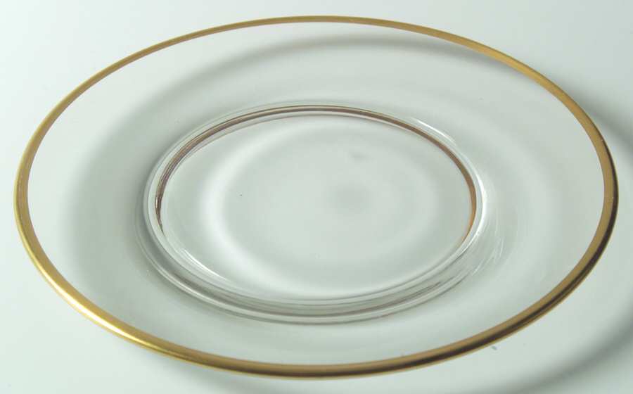 Ambassador (Stem 6065, Gold) 7" Salad Plate by Fostoria-1