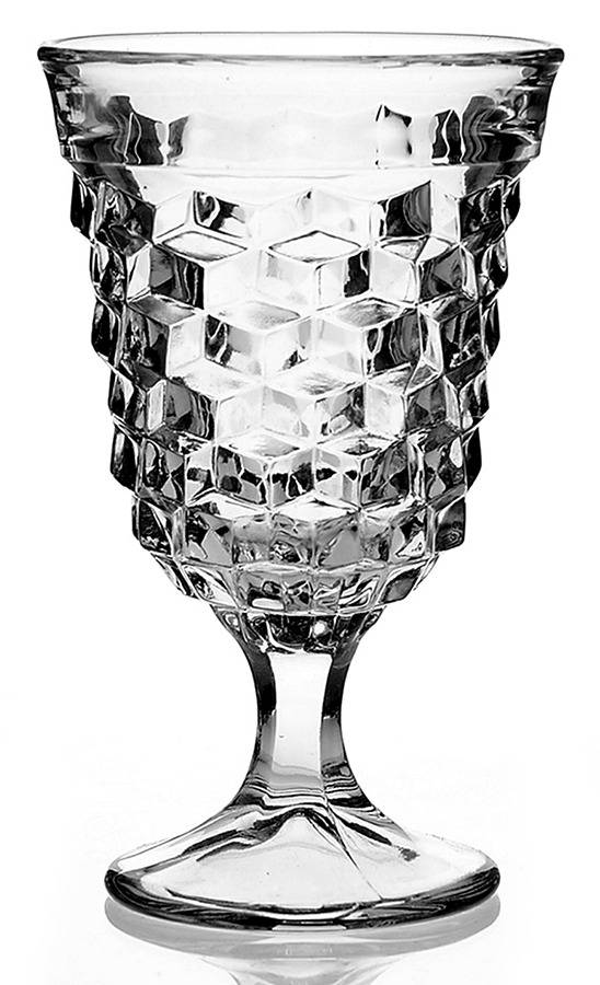 American Clear (Stem 2056) Claret Wine by Fostoria-1