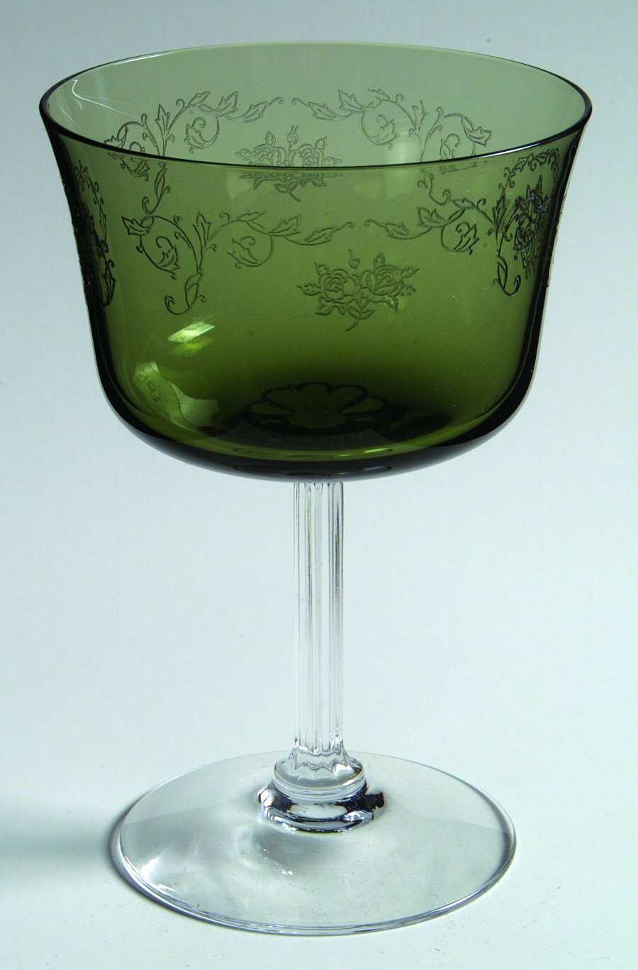 Cameo Green Champagne/Tall Sherbet by Fostoria-1