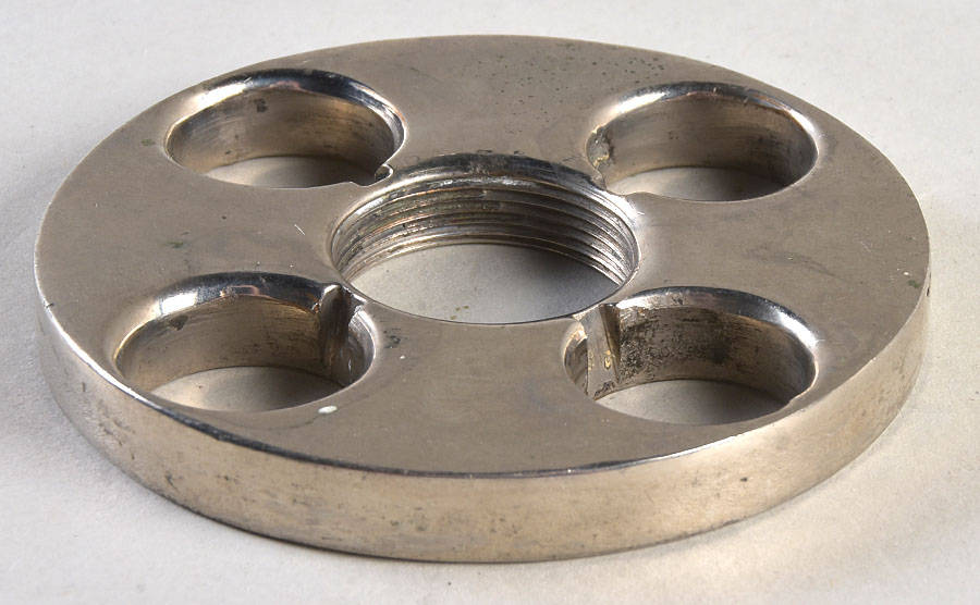 Colony 5 Hole Metal Ring for Candelabra Base (Holds Arms) by Fostoria-1