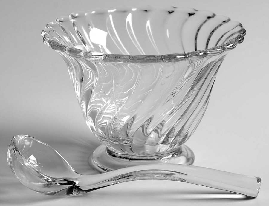 Colony Mayonnaise and Ladle by Fostoria-1