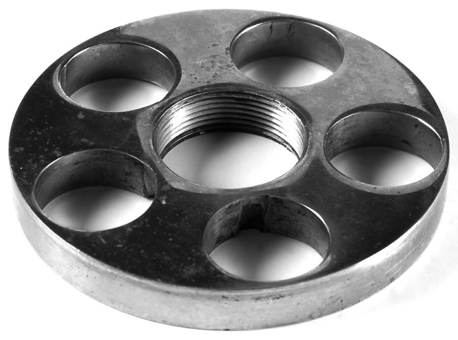 Colony 6 Hole Metal Ring for Candelabra Base (Holds Arms) by Fostoria-1