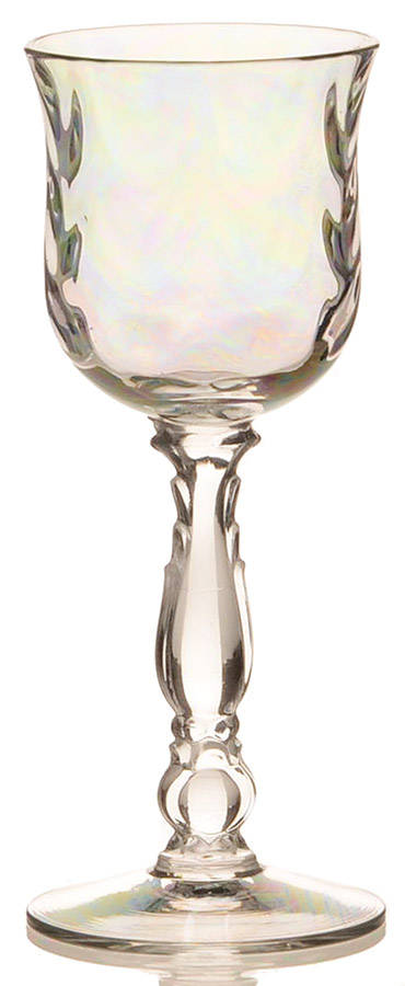Coral Pearl (Iridescent) Cordial Glass by Fostoria-1