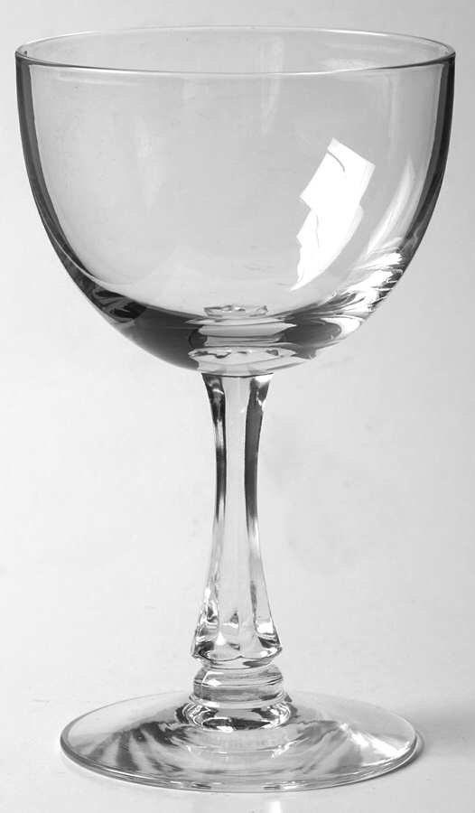 Fascination Clear Liquor Cocktail by Fostoria-1