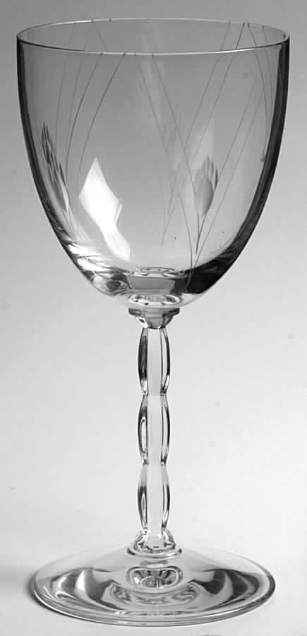 Heraldry Water Goblet by Fostoria-1