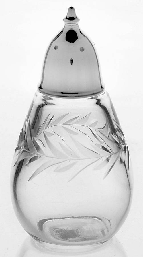 Holly Clear (Stem 6030) Shaker with Metal Lid by Fostoria-1