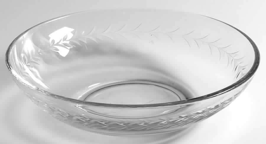 Holly Clear (Stem 6030) 9" Salad Bowl by Fostoria-1