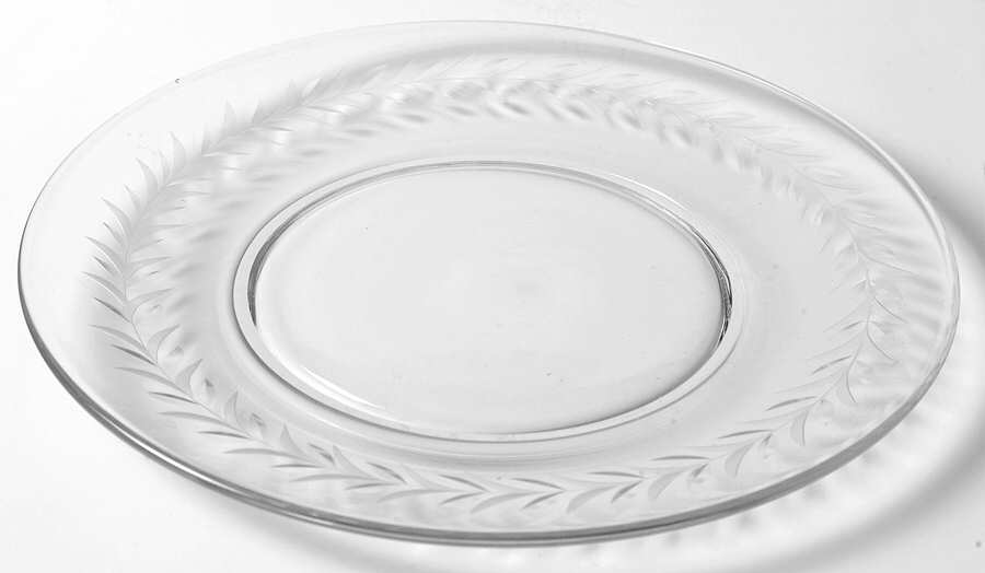 Holly Clear (Stem 6030) Luncheon Plate by Fostoria-1