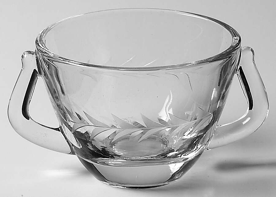 Holly Clear (Stem 6030) Mini Open Sugar by Fostoria-1