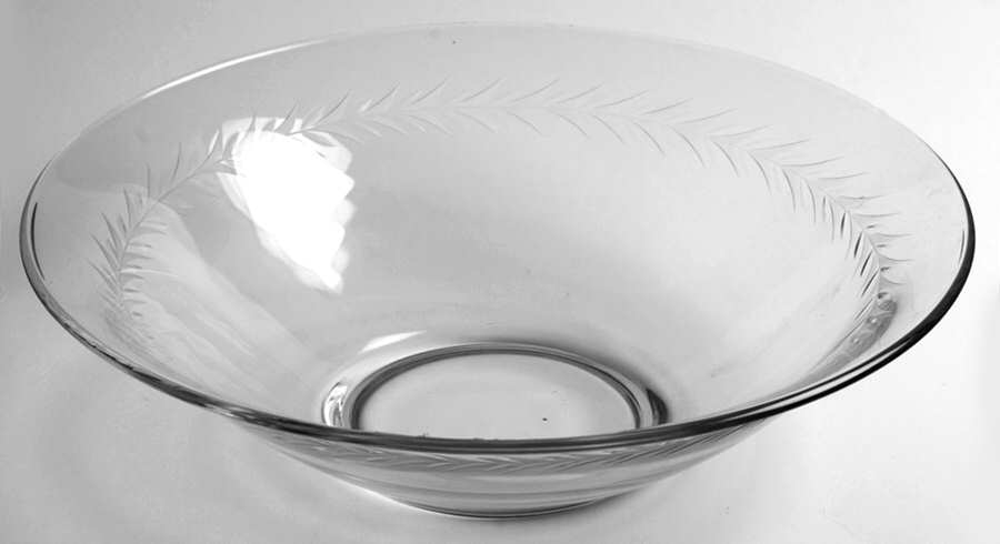 Holly Clear (Stem 6030) Flared Bowl by Fostoria-1