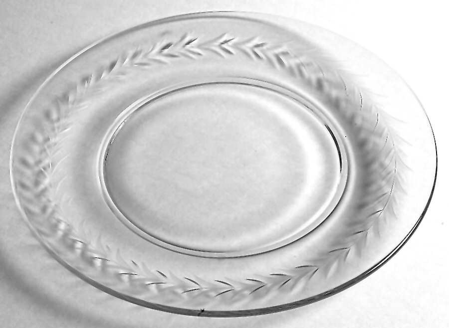 Holly Clear (Stem 6030) Dinner Plate by Fostoria-1