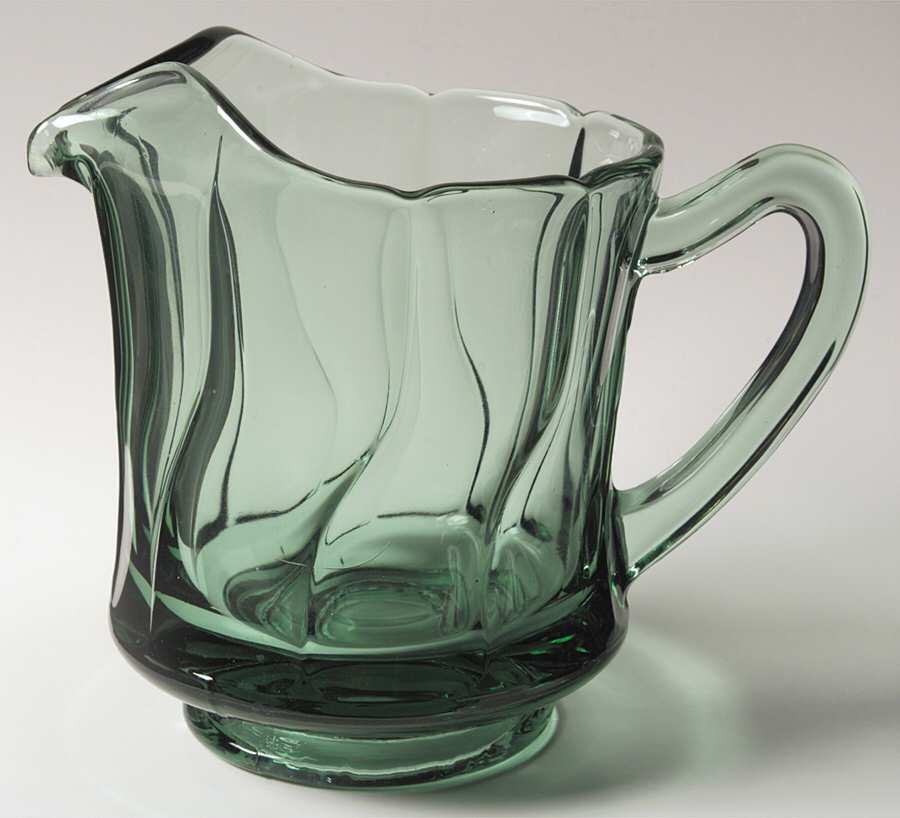 Jamestown Green 40 Oz Pitcher by Fostoria-1