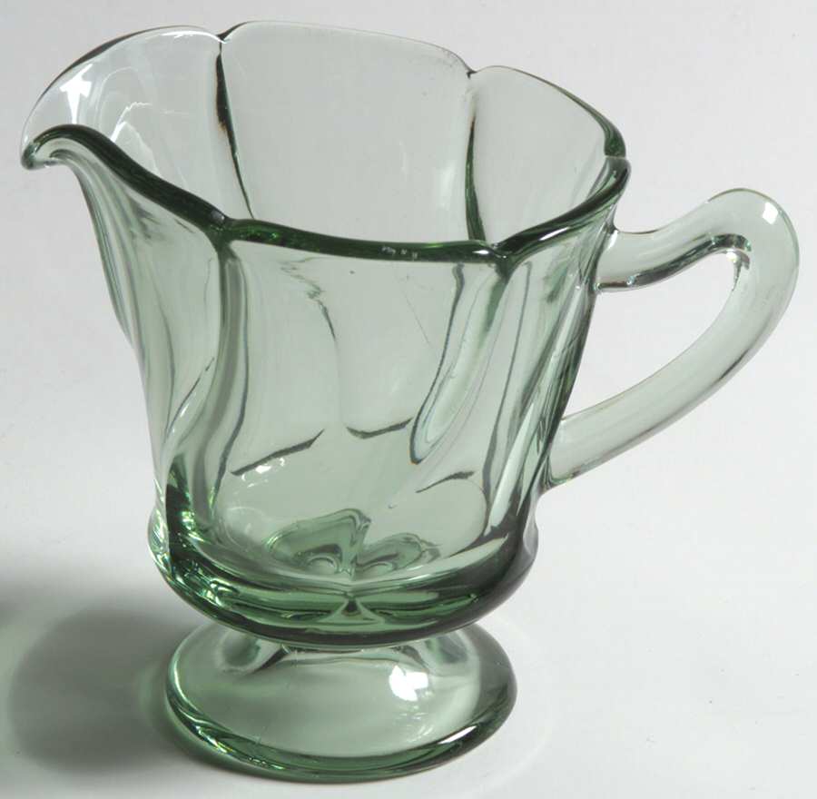 Jamestown Green Creamer by Fostoria-1