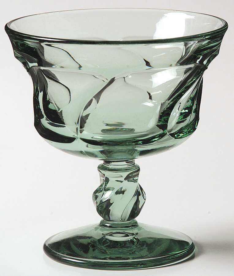 Jamestown Green Champagne/Tall Sherbet by Fostoria-1